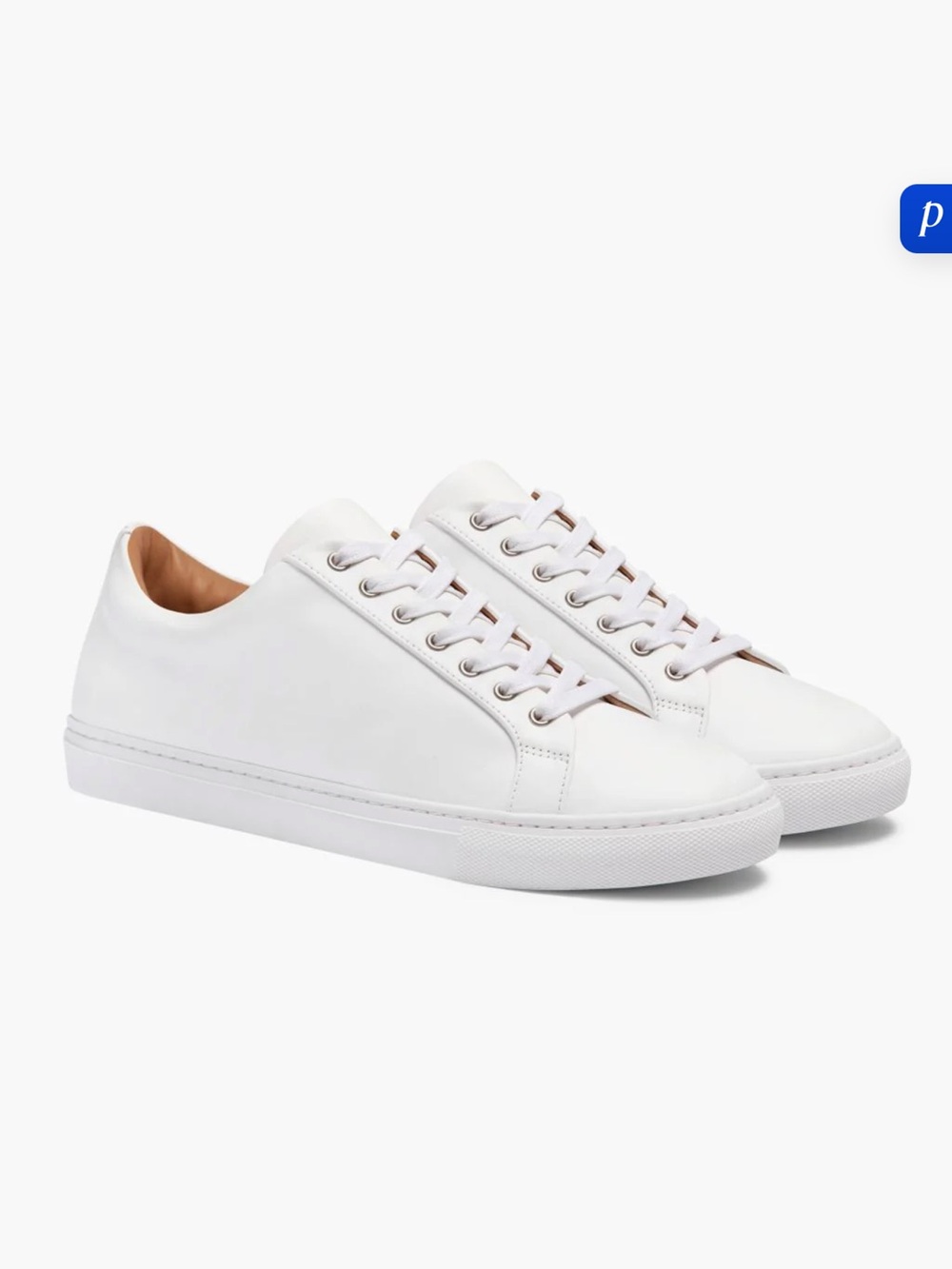 Thursday Boot Company White Leather Men's Low-Top Sneakers